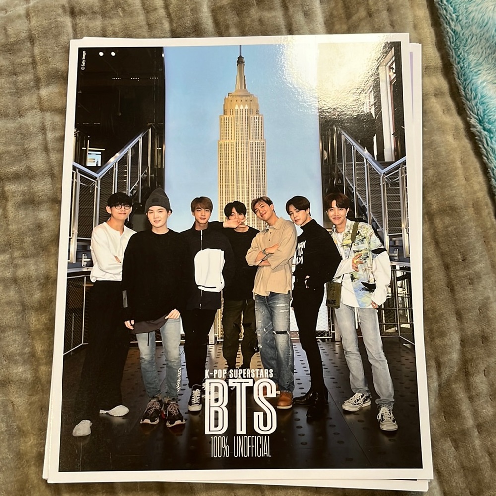 BTS Posters - 10in x 8in - includes 8 posters